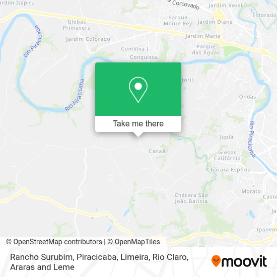 Rancho Surubim map