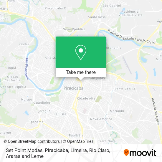 Set Point Modas map