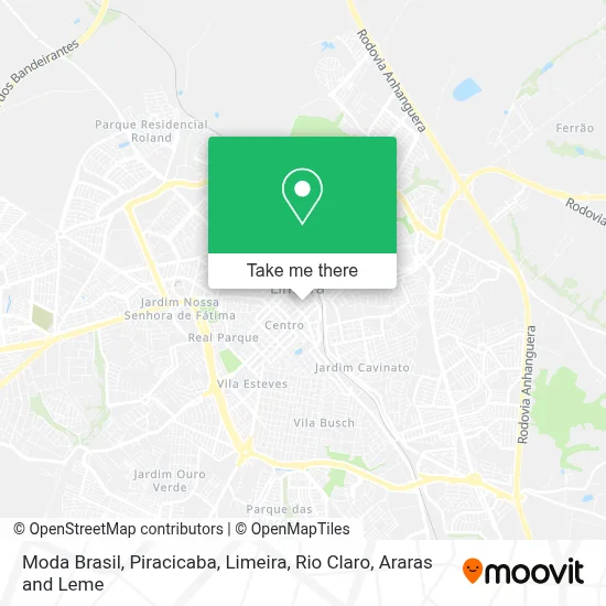 Moda Brasil map