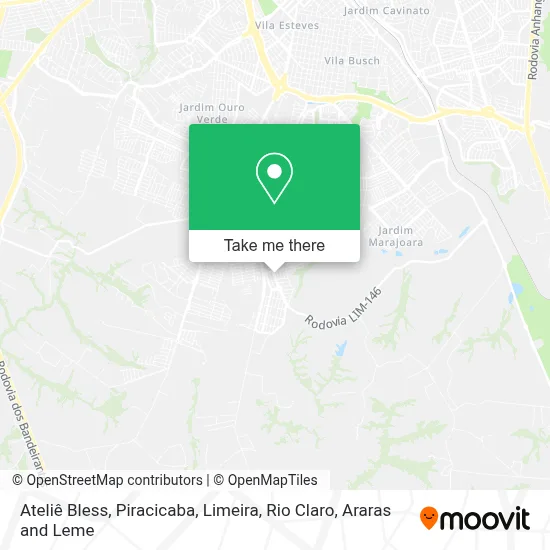 Ateliê Bless map
