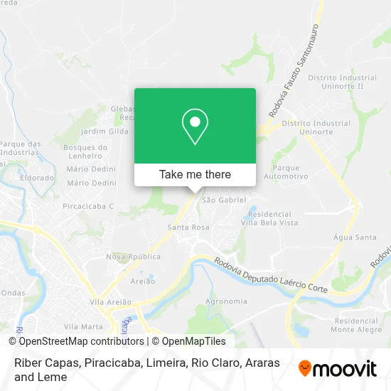 Riber Capas map