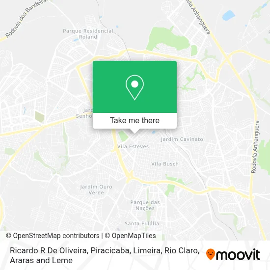 Ricardo R De Oliveira map