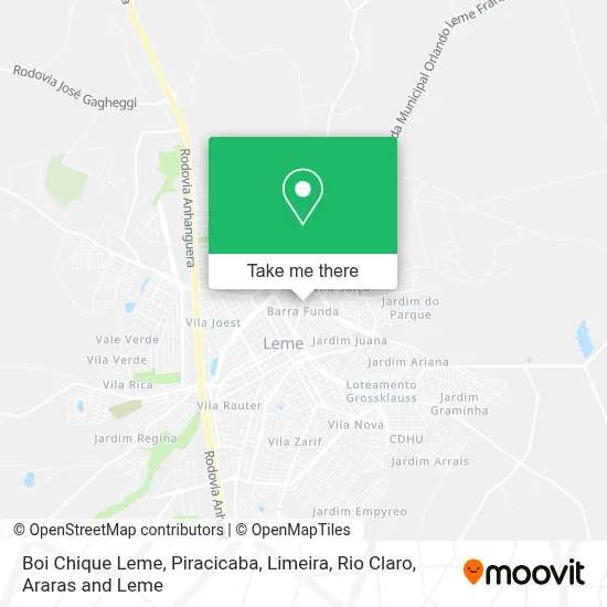 Boi Chique Leme map