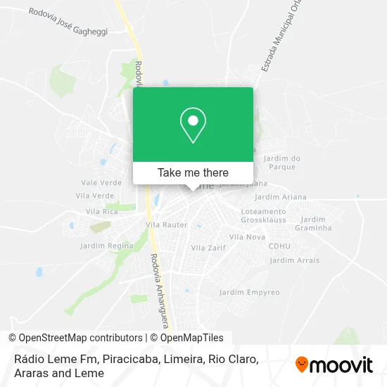 Rádio Leme Fm map