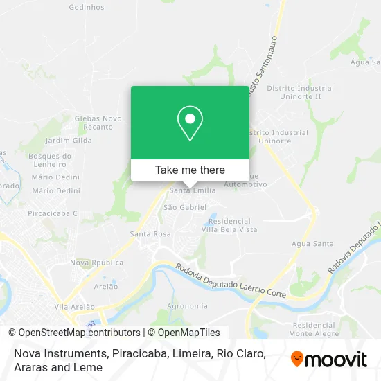 Nova Instruments map