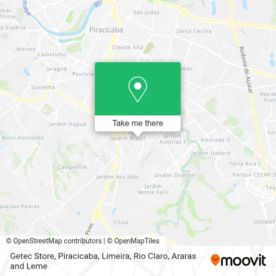 Getec Store map