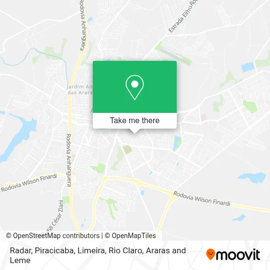 Radar map