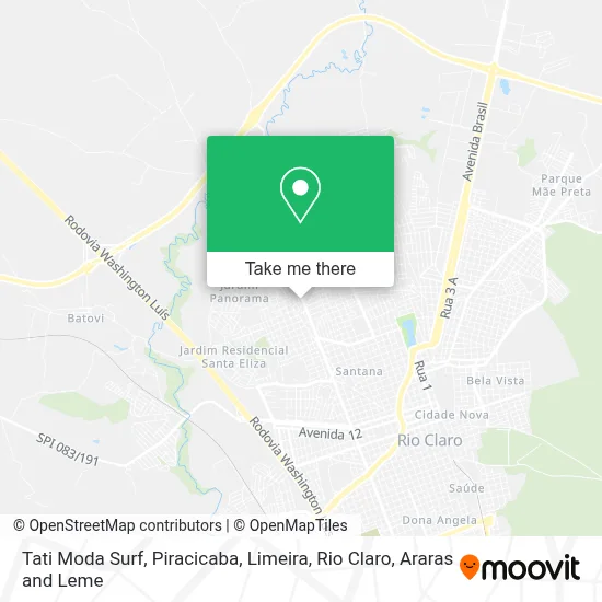 Tati Moda Surf map
