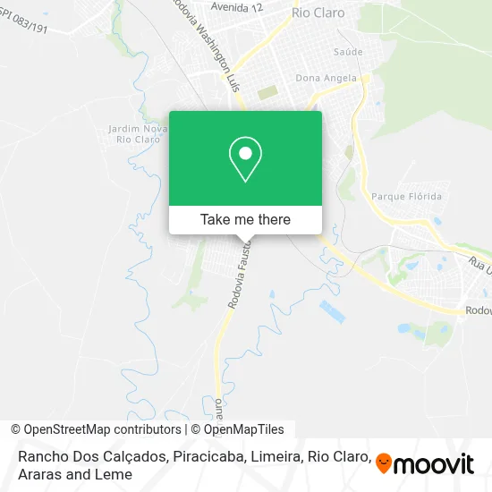 Rancho Dos Calçados map