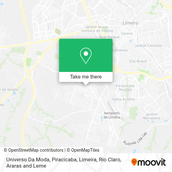 Universo Da Moda map