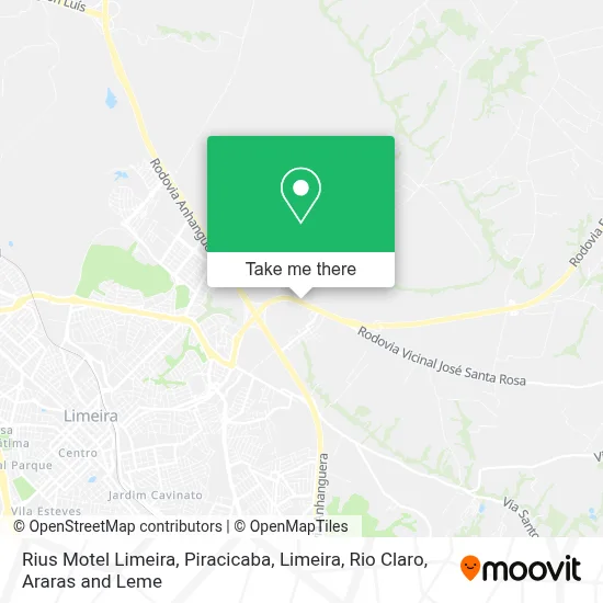 Rius Motel Limeira map