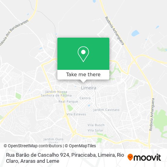 Rua Barão de Cascalho 924 map