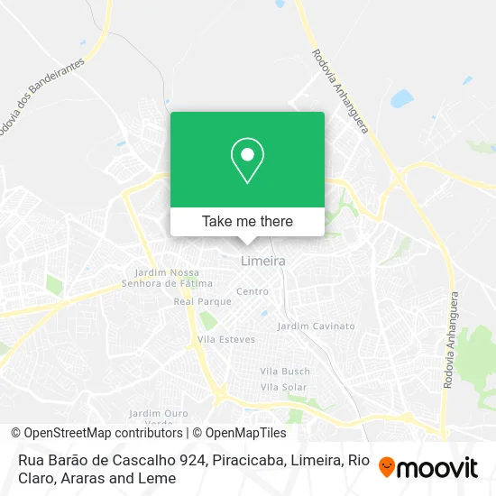 Rua Barão de Cascalho 924 map