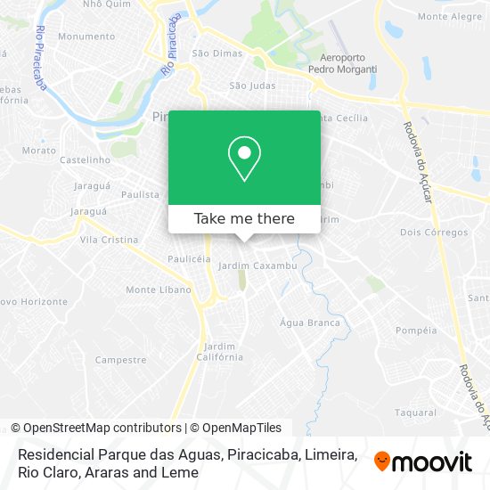 Residencial Parque das Aguas map