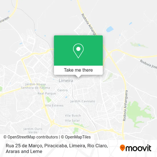 Rua 25 de Março map