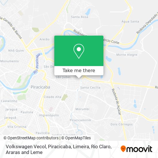 Volkswagen Vecol map