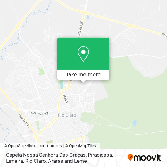 Mapa Capela Nossa Senhora Das Graças