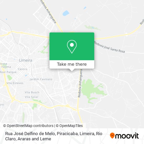 Rua José Delfino de Melo map