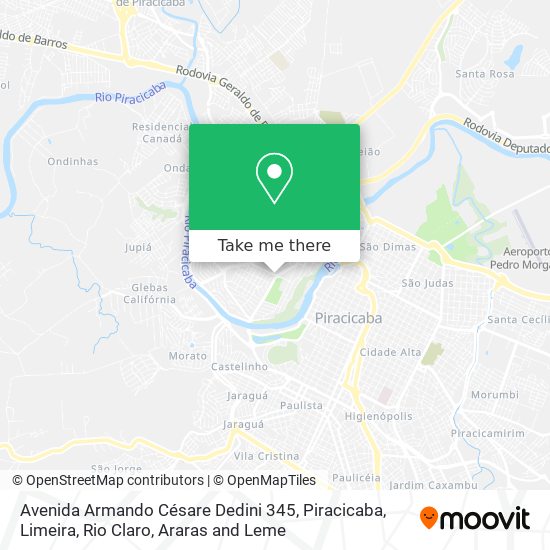 Avenida Armando Césare Dedini 345 map