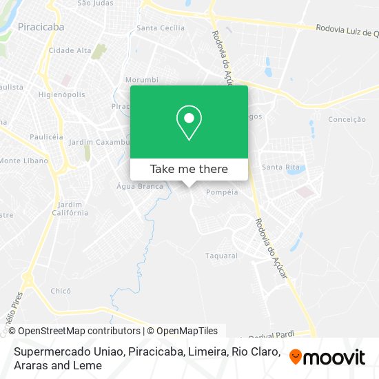 Supermercado Uniao map