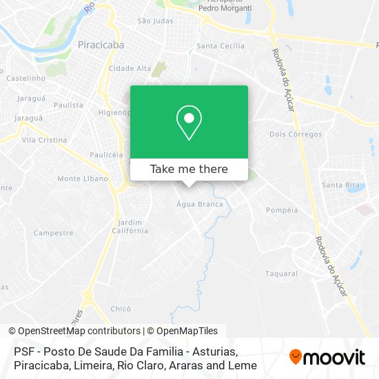 PSF - Posto De Saude Da Familia - Asturias map