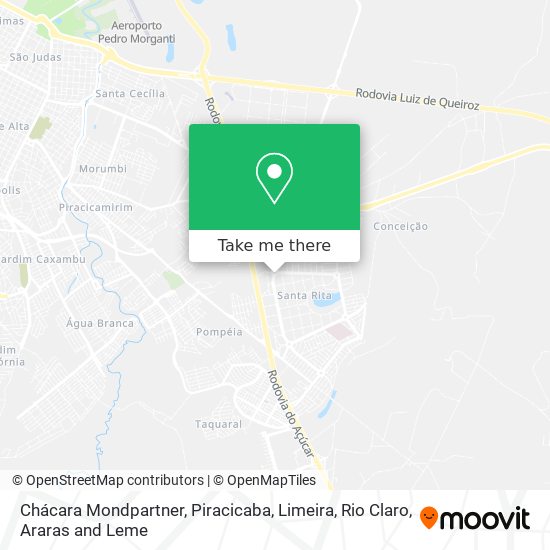 Chácara Mondpartner map