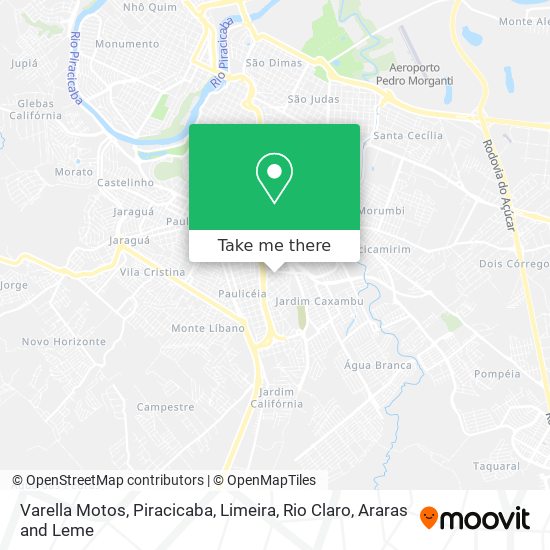 Varella Motos map