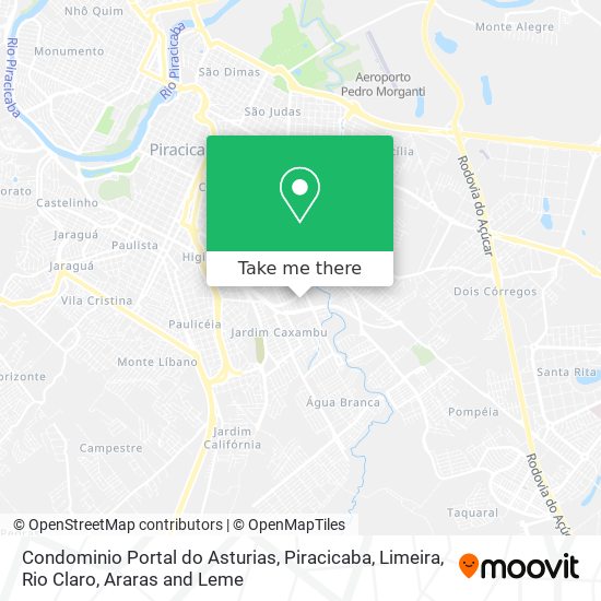 Condominio Portal do Asturias map