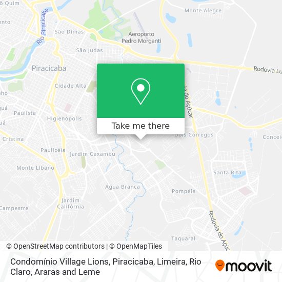 Condomínio Village Lions map