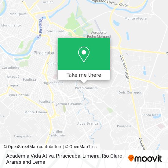 Academia Vida Ativa map