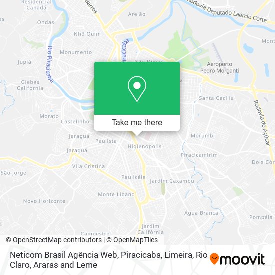 Neticom Brasil Agência Web map