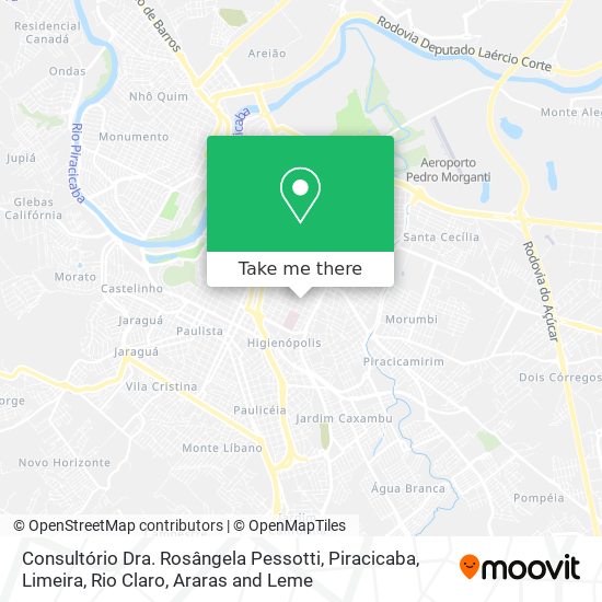 Consultório Dra. Rosângela Pessotti map
