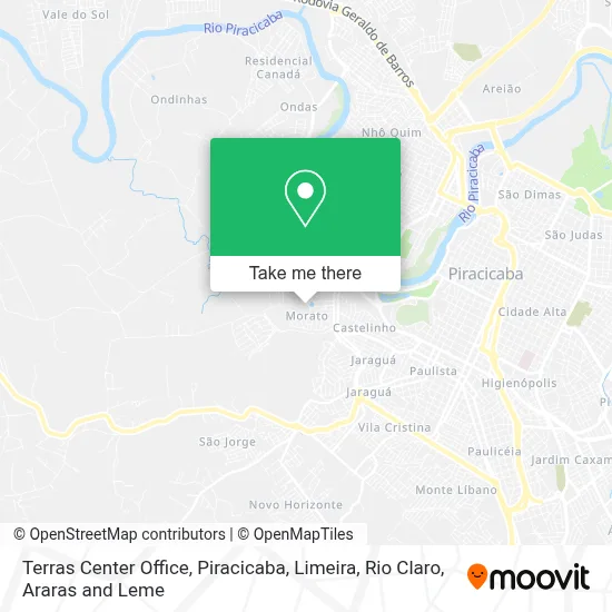 Terras Center Office map