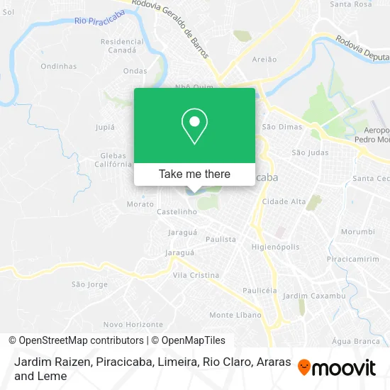 Jardim Raizen map