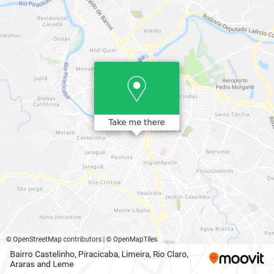 Mapa Bairro Castelinho