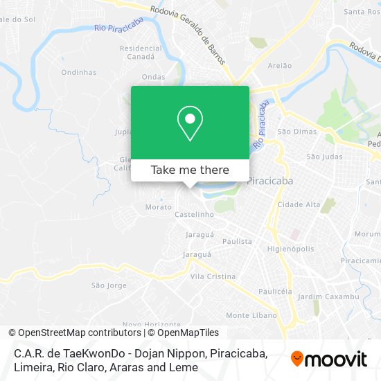 C.A.R. de TaeKwonDo - Dojan Nippon map