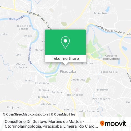 Consultório Dr. Gustavo Martins de Mattos - Otorrinolaringologia map