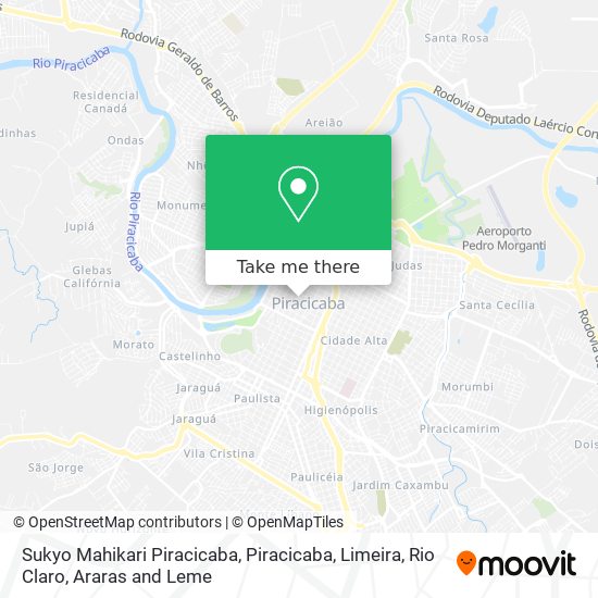 Sukyo Mahikari Piracicaba map