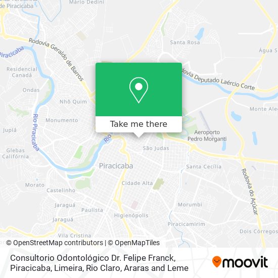 Consultorio Odontológico Dr. Felipe Franck map