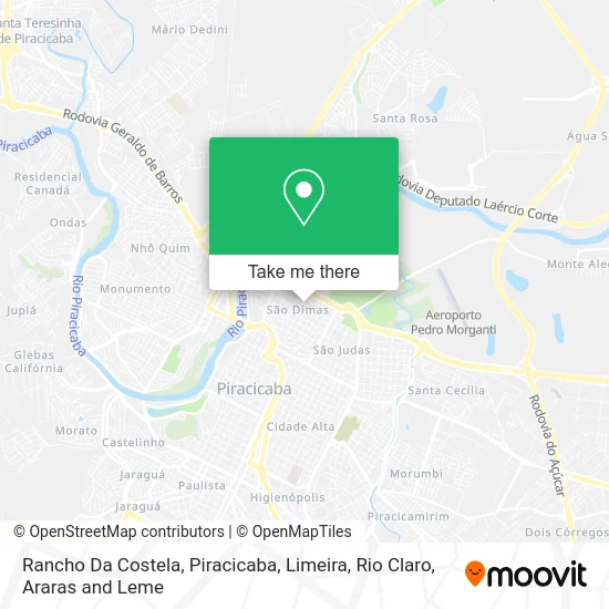 Rancho Da Costela map