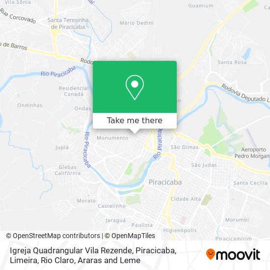 Igreja Quadrangular Vila Rezende map