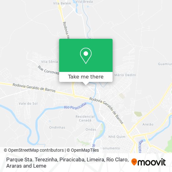 Mapa Parque Sta. Terezinha