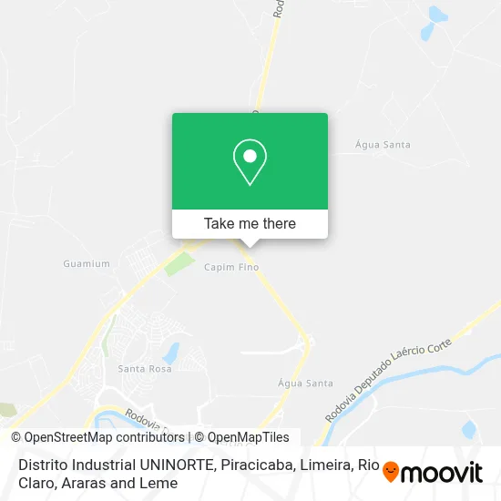 Distrito Industrial UNINORTE map