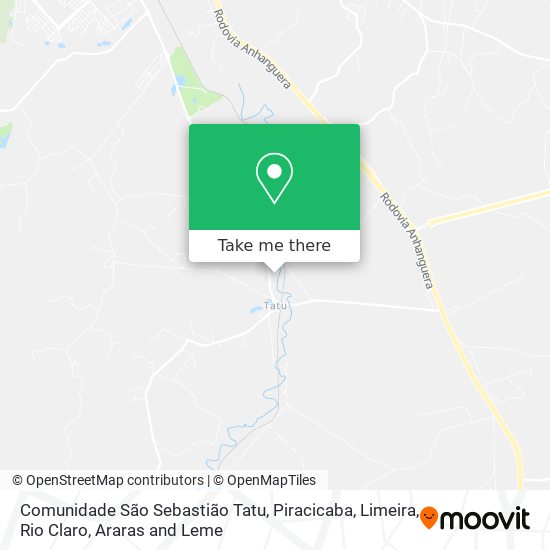 Comunidade São Sebastião Tatu map