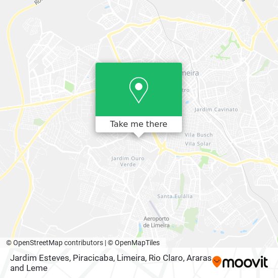 Jardim Esteves map