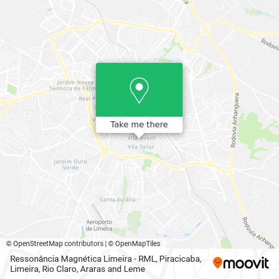 Ressonância Magnética Limeira - RML map