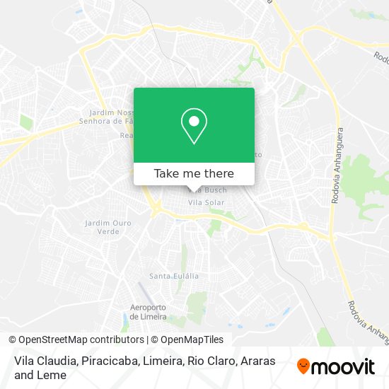 Mapa Vila Claudia