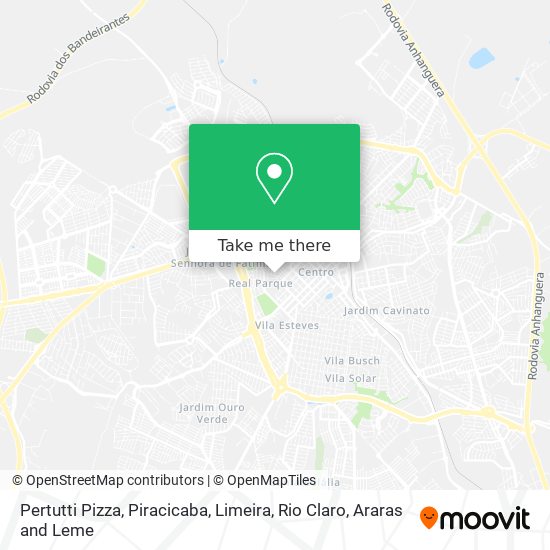 Pertutti Pizza map