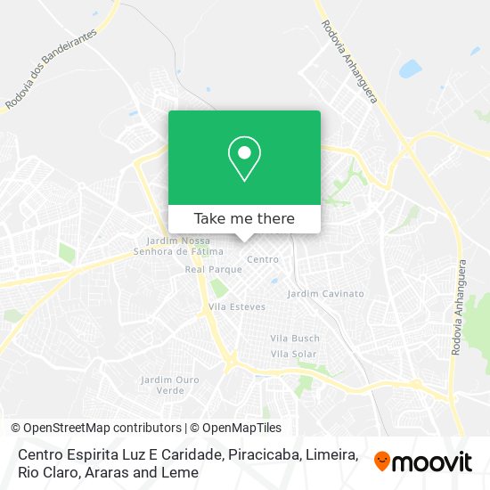Centro Espirita Luz E Caridade map