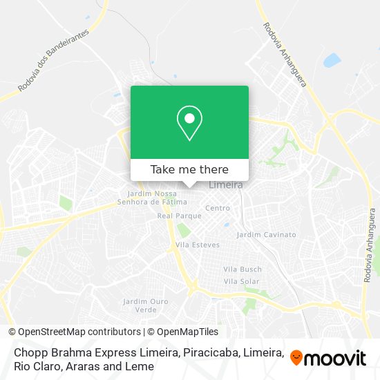 Chopp Brahma Express Limeira map